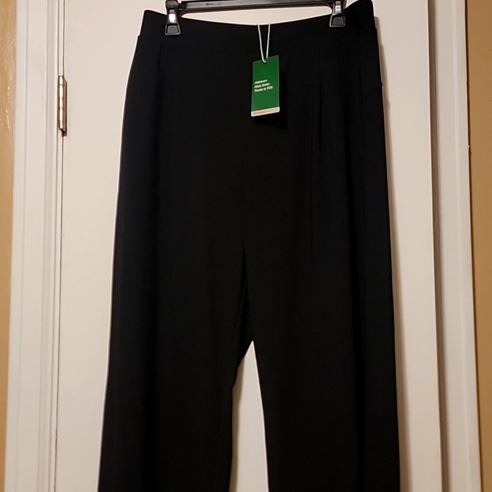 Halara casual pants, black, XL, wide leg